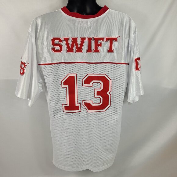 Taylor Swift The Red Tour Concert Football Jersey Womens Size Large - Picture 2 of 3